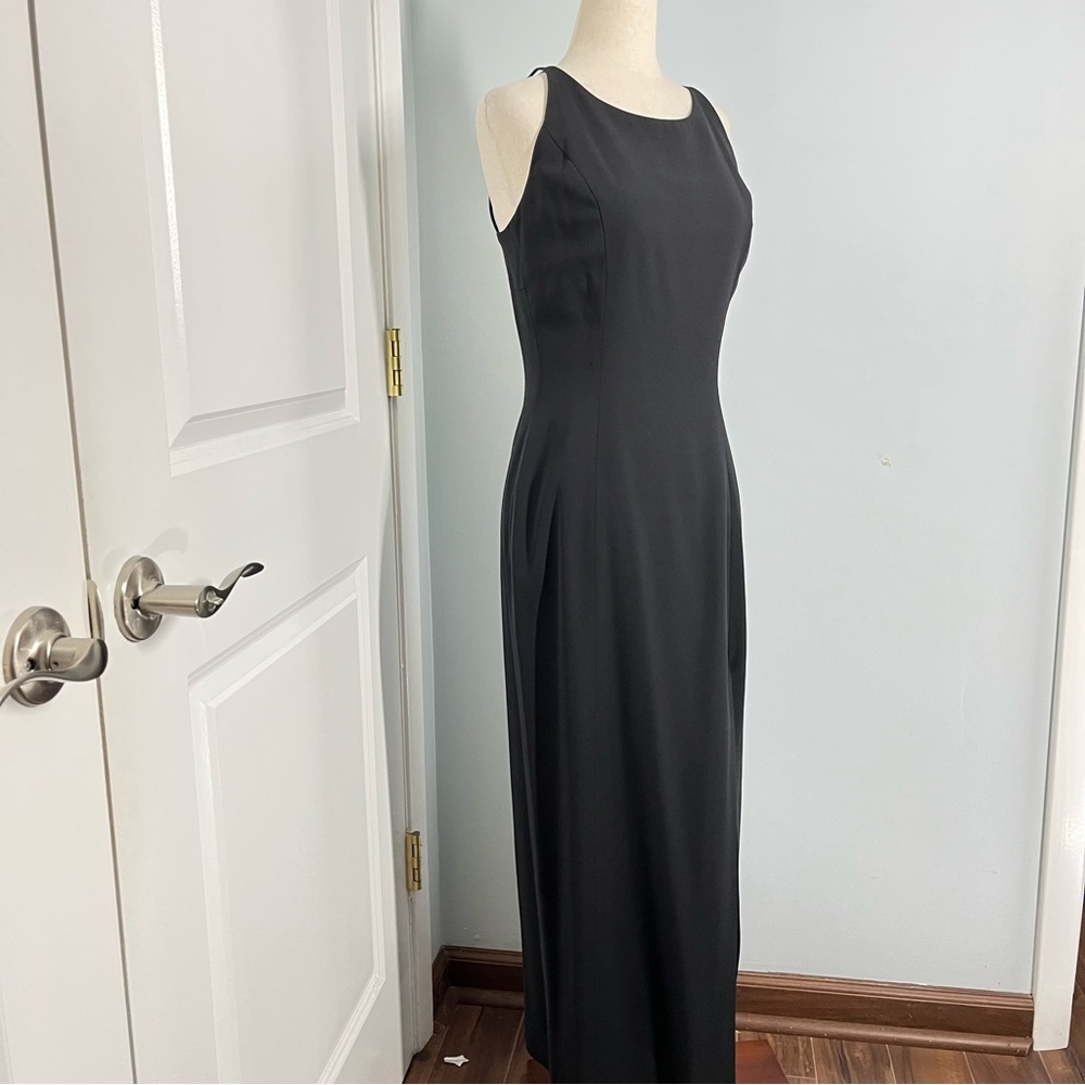 Tempo Paris black open back evening dress size 6 - Picture 7 of 14